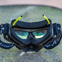 Lunettes de moto rétro SCOHIROWORK pour sports de plein air - Masque de casque de route, lunettes de cyclisme et de moto