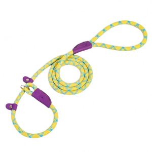 Ensemble laisse et collier tactique 2-en-1 pour chien avec logo personnalisé, laisse de dressage robuste, corde de marche durable avec rubans classiques - Product Image 1