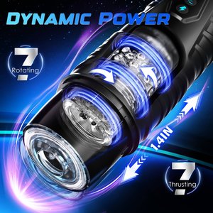 Máquina de Masturbación Masculina con Pantalla LCD, Dispositivo de Masturbación Automática con Movimiento de Empuje y Rotación, Juguetes Sexuales para Hombre - Product Image 2