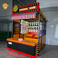 LTG Europe Indoor-Kirmesspielstand Vintage Sandsackwurfspiel aus Kunststoff zum Fabrikpreis im Angebot