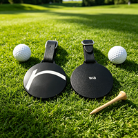 Tag Tas Golf Logam Desain Ringan Kosong dengan Logo Tim Kustom, Magnetik