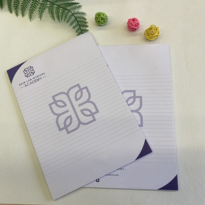 Biểu tượng tùy chỉnh in Loose-Leaf mang nhãn hiệu công ty khách sạn Cai Trị A4 tùy chỉnh Memo Pad 80gsm giấy notepad - Product Image 1