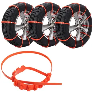 Snow Tire Traction, Universal Car Wheel Anti-Skid Pad Tire Traction ABS  Non-Slip Mat Plate Grip for Snow Mud Car Wheel Traction