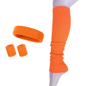 Calentadores de <span class=keywords><strong>Piernas</strong></span> para Mujer, Diadema de los 80, Muñequeras, Conjunto de Calentadores de <span class=keywords><strong>Piernas</strong></span> de Neón - Product Image 5