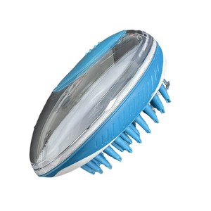 <b>Pet</b> Bathing <b>Brush</b> With Massage Bristles For Cats And Dogs Rubber Material Cleaning And Massaging Tool - Product Image 5