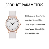 Montre-bracelet à quartz Y263 avec bracelet en PU, motif papillon, lot de cinq bijoux, montre femme, Reloj pour femmes