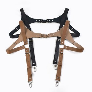 <span class=keywords><strong>Tirantes</strong></span> de Cuero Ajustables para <span class=keywords><strong>Hombre</strong></span> Meetee SP665 80-100*2.5cm, Color Negro y Marrón, Accesorio de Moda para Prendas - Product Image 4