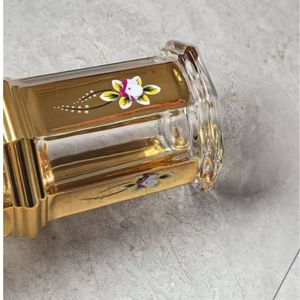 Enamel Color, Hand-painted <b>Real</b> Gold, <b>Crystal</b> Glass Flower Arrangement Vase Home Decorations Living Room Ornaments 28CM Enamel C - Product Image 4