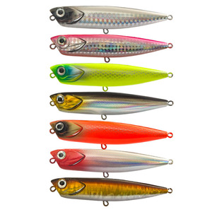 Señuelo de superficie tipo lápiz de 12 cm, flotante, duro, para pesca de lubina, señuelo de superficie de lanzamiento largo, para agua dulce. - Product Image 1