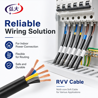 Câble de commande flexible RVV multiconducteurs, cuivre souple torsadé, étanche et anti-vieillissement, câble d'alimentation pour caméra de sécurité de bâtiment