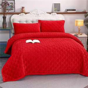 Copriletto in velluto di cristallo doppio foglio laterale spessa coperta di <span class=keywords><strong>flanella</strong></span> singola doppia coperta - Product Image 3