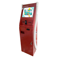 Pantalla táctil y pago virtual y cámara frontal quiosco de canje de código QR quiosco de pago automático en línea