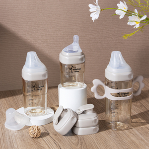 <span class=keywords><strong>Biberon</strong></span> Nouveau-né Carré Animal Design Large Ouverture Anti-fuite Sans BPA PPSU <span class=keywords><strong>150ml</strong></span> Polyvalent pour Bébé - Product Image 4