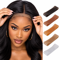 Bandeau ajustable en silicone pour perruque, transparent, élastique, antidérapant, pour perruques en dentelle, maintien solide sans couture, logo personnalisé pour femmes