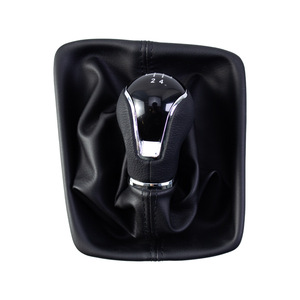 Poignée de levier de vitesses Volkswagen 5 vitesses 6 vitesses en cuir ergonomique pour boîte de vitesses manuelle - Product Image 3