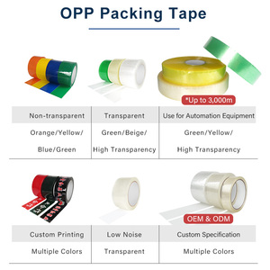 Tùy chỉnh Bopp dính rõ ràng Băng Logo duy nhất hai mặt đúc lớp bao bì niêm phong đóng hộp con dấu Băng Trung Quốc nhà máy - Product Image 2