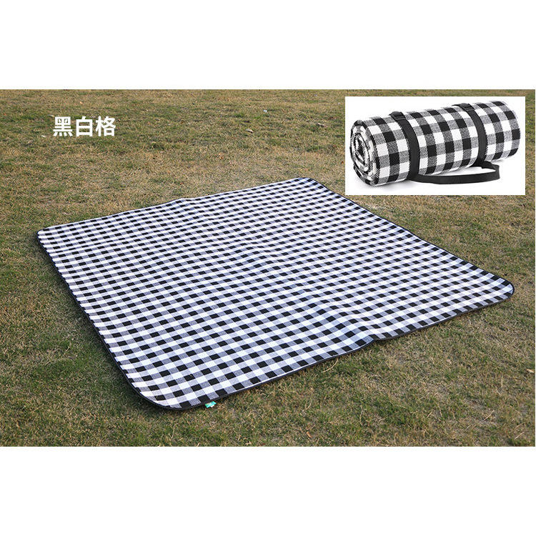 Patrón de cuadros rojos y azules.