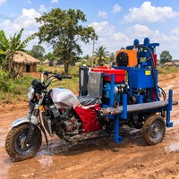 Offre Spéciale – Foreuse de puits d'eau portable pour moto, machine de forage de puits haute efficacité