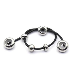 Aanpassen Verschillende Specificaties Rvs Plated Goud Slider Kralen Verstelbare Armband Sieraden Spacer Kralen - Product Image 4