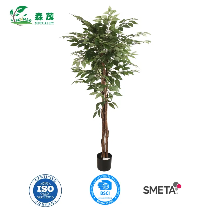 2022 Hot sale plastic banyan tree for home garden decor fake tree for outdoor indoor decor artificial ficus tree