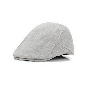 Gorra Progresiva Ajustable de Lona y Algodón con Rayas de PU para Hombres y Mujeres Jóvenes, Estilo Simple y Versátil, Venta al por Mayor, Primavera-Otoño - Product Image 1