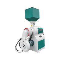 Broyeur à grains électrique commercial automatique fraiseuse polisseuse rouleau de fer blanchisseur pour riz blé maïs moteur de ferme
