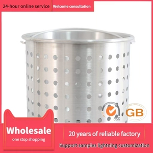 Peralatan Dapur Grosir 12-100QT <span class=keywords><strong>Set</strong></span> Panci Besar Industri dari Paduan Aluminium dengan Keranjang Pegangan Logam untuk Kompor Gas Gaya Amerika - Product Image 4