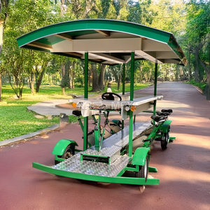 Tricycle à pédales pour 6 passagers, idéal pour les visites touristiques, les fêtes, les conférences ou comme vélo de type Surrey pour la dégustation de bière - Product Image 1