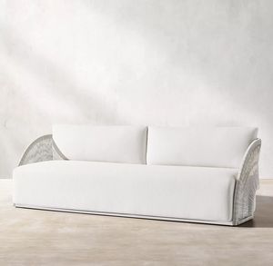 في الهواء الطلق PE الخوص الأثاث حبل المنسوجة أريكة للماء الألومنيوم الإطار الروطان الخوص فندق الفناء حديقة مجموعة - Product Image 4