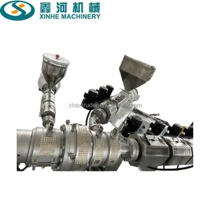 HDPE PE PP PPR Pipe Making Machinery Extrusion Machine For Water Pipe And Electric Threading Pipe Production Line