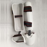 Équipement d'entraînement de Taekwondo WTF en gros, équipement de protection pour arts martiaux, protège-tibias et protège-pieds de Taekwondo, logo personnalisé