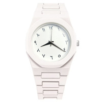 Montres à quartz pour couple, octogonales, simples et tendance, avec bracelet en plastique, nombre arabe, plusieurs couleurs, vente chaude en usine