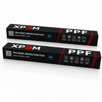 Film de protection de peinture (PPF) XP3M Bleu Brume Métallisé Brillant OEM en TPU, 7,5 mil, auto-réparant, anti-rayures, anti-jaunissement, base Covestro TPU