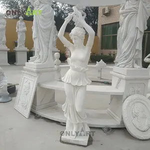 定制中国真人大小大理石希腊女性雕像雕塑