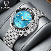 Montre FOXBOX FB0024, mouvement de haute qualité, montre à quartz pour homme, bracelet en silicone de luxe, date, horloge, étanche, lumineuse