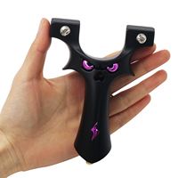 Slingshot en résine noire Piaoyu avec accessoires en caoutchouc pour la pratique de la tir et de la chasse en plein air