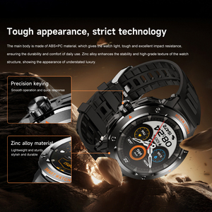 Smartwatch <span class=keywords><strong>2</strong></span> in 1 con Auricolari TWS, <span class=keywords><strong>2</strong></span> Cinturini, NFC, Assistente Vocale AI, Monitoraggio Frequenza Cardiaca, Chiamate Wireless, Fitness Tracker per Uomini e Donne - Product Image 4