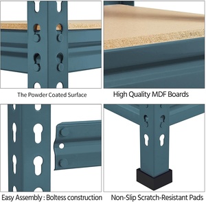 סיטונאי כבד החובה מוסך 5 Tier מדפי אחסון מדפי מתכת מרתף מדפי יחידה אחסון מדפי יחידה - Product Image 4
