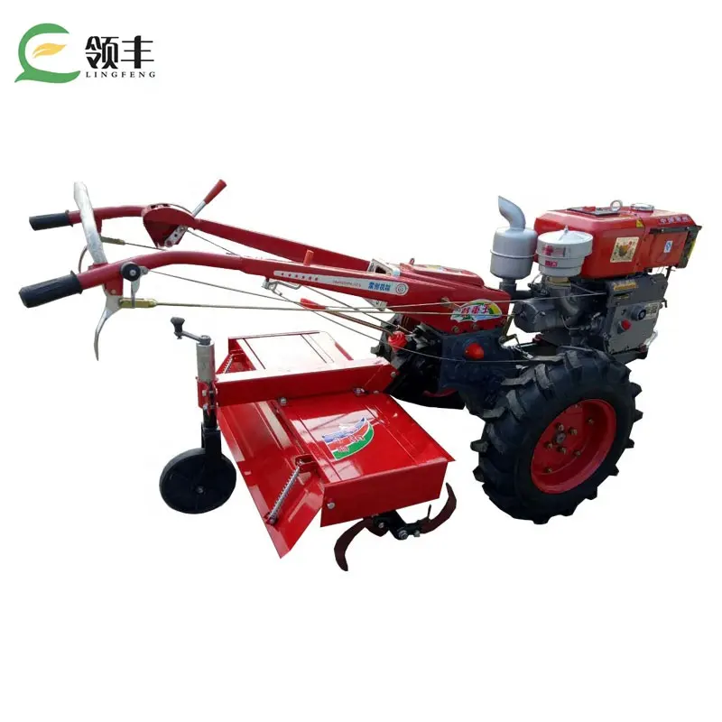 Handheld Tractor Diesel Micro Tiller Rotary Tiller Trenching And Weeding Machine High-power Ridge And Soil Plow
