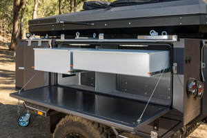 Mini Camper Lightweight Aluminum Camping Trailer with Rooftop Tent 1600 KG Payload for Off-<b>Road</b> Use - Product Image 3
