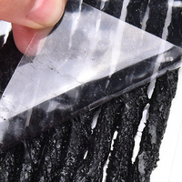 Patch de réparation de pneu en PVC transparent double couche noir 100*6mm, 50 pièces/sac, 69 sacs/boîte pour la réparation des crevaisons de pneus de voiture