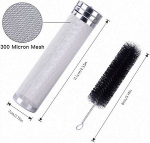 Filtro de Malla de Acero Inoxidable de 300 Micras para Cerveza Artesanal, Filtro de <span class=keywords><strong>Lúpulo</strong></span> Seco Akamino con Cerdas de Nailon para Elaboración Casera de Cerveza - Product Image 3