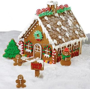 Emporte-pièces en pain d'épice 3D pour maison en pain d'épice <span class=keywords><strong>Kit</strong></span> <span class=keywords><strong>de</strong></span> maison en pain d'épice <span class=keywords><strong>de</strong></span> Noël pour enfants - Product Image 6