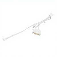 Cable de Conexión para Disco Duro SATA SM4P con Aislamiento de PVC y Cobre Estañado RGB JINSTRON, Conector Electrónico para Carcasa de Disco Duro