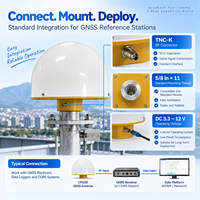 Antenne annulaire CM100 de haute précision à bande complète RTK GNSS GPS BDS GLONASS Galileo pour la topographie de stations de référence CORS
