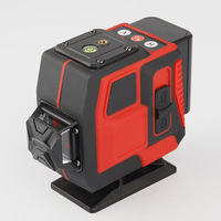 Niveau laser rouge ultra-léger de qualité industrielle Mètre au sol à épaisseur réglable 12 fils de haute précision entièrement automatique
