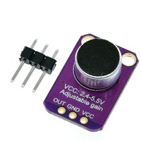 MAX4466 Module de microphone sonore MAX4466 MAX9814 Module de capteur d'amplificateur de microphone sonore