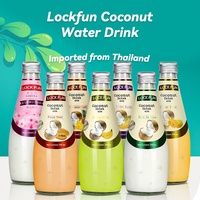 Meilleure Vente : Boisson Santé 100% Originale Lockfun à la Purée de Noix de Coco Aromatisée, Bouteille 290ml