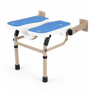 Chaise de douche murale Dinglian DL-9201, chaise de toilette pliante antidérapante pour personnes âgées et handicapées, équipement de sécurité pour salle de bain - Product Image 1