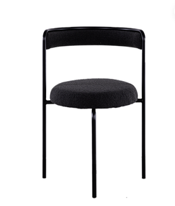 Chaise de salle à manger robuste avec structure métallique et siège rembourré Confort fiable pour la maison, le café ou le <span class=keywords><strong>restaurant</strong></span> - Product Image 2